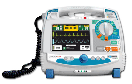 Image: Cardiomax Biphasic Defibrillator Monitor (photo courtesy Instramed).